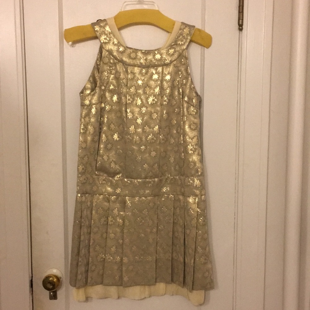 Marc by Marc Jacobs metallic mini dress.